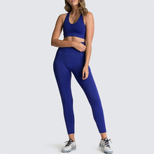 Load image into Gallery viewer, 2pc Women's Seamless Yoga Fitness Activewear Set