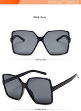 Load image into Gallery viewer, Fashion Square Oversized Sunglasses for Women