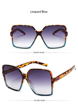 Load image into Gallery viewer, Fashion Square Oversized Sunglasses for Women
