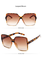Load image into Gallery viewer, Fashion Square Oversized Sunglasses for Women