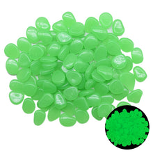 Load image into Gallery viewer, 25/50pcs Glow in the Dark Garden Pebbles
