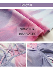 Load image into Gallery viewer, 2PC Tie Dye Seamless Women's Yoga Workout Matching Set