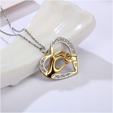 Load image into Gallery viewer, 'Cherished' Mom & Baby Pendant Necklace