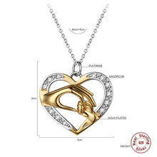 Load image into Gallery viewer, 'Cherished' Mom & Baby Pendant Necklace