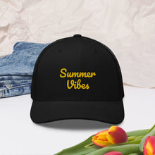 Load image into Gallery viewer, 'Summer Vibes' Unisex Trucker Cap