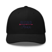 Load image into Gallery viewer, ‘Blessed Mama’ Trucker Cap