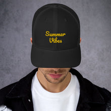 Load image into Gallery viewer, 'Summer Vibes' Unisex Trucker Cap