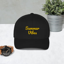 Load image into Gallery viewer, 'Summer Vibes' Unisex Trucker Cap