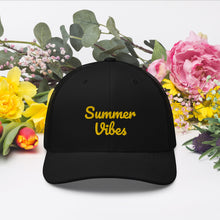 Load image into Gallery viewer, 'Summer Vibes' Unisex Trucker Cap