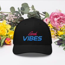 Load image into Gallery viewer, 'Good Vibes' Trucker Cap