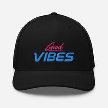 Load image into Gallery viewer, 'Good Vibes' Trucker Cap