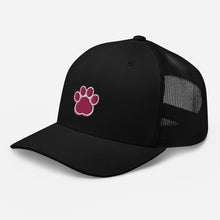 Load image into Gallery viewer, ‘Large Pink Pet Paw Print’ Trucker Cap