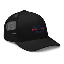 Load image into Gallery viewer, ‘Blessed Mama’ Trucker Cap