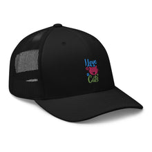 Load image into Gallery viewer, 'I Love Cats' Trucker Cap