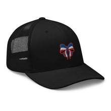 Load image into Gallery viewer, 'Red, White, & Blue Bow' Trucker Cap