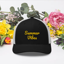Load image into Gallery viewer, 'Summer Vibes' Unisex Trucker Cap