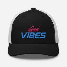 Load image into Gallery viewer, 'Good Vibes' Trucker Cap