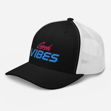 Load image into Gallery viewer, 'Good Vibes' Trucker Cap