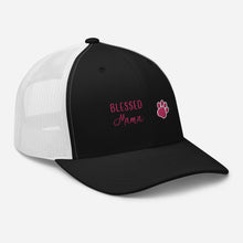 Load image into Gallery viewer, ‘Blessed Mom Pet Paw Print’ Trucker Cap