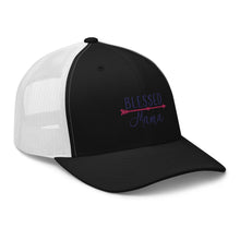 Load image into Gallery viewer, ‘Blessed Mama’ Trucker Cap