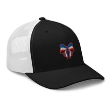 Load image into Gallery viewer, 'Red, White, & Blue Bow' Trucker Cap