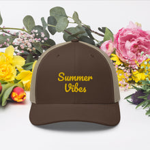 Load image into Gallery viewer, 'Summer Vibes' Unisex Trucker Cap