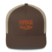Load image into Gallery viewer, 'Pumpkin Spice Vibes' Trucker Cap