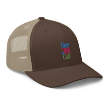 Load image into Gallery viewer, 'I Love Cats' Trucker Cap