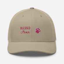 Load image into Gallery viewer, ‘Blessed Mom Pet Paw Print’ Trucker Cap
