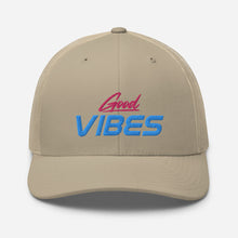 Load image into Gallery viewer, 'Good Vibes' Trucker Cap