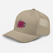 Load image into Gallery viewer, ‘My Love’ Pink & Purple Heart Trucker Cap