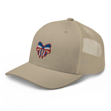 Load image into Gallery viewer, 'Red, White, & Blue Bow' Trucker Cap