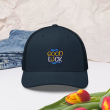 Load image into Gallery viewer, 'Good Luck' Trucker Cap