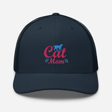 Load image into Gallery viewer, 'Cat Mom' Trucker Cap