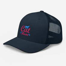 Load image into Gallery viewer, 'Cat Mom' Trucker Cap