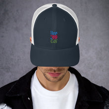 Load image into Gallery viewer, 'I Love Cats' Trucker Cap