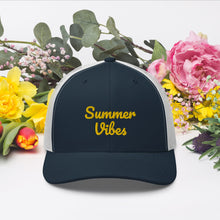 Load image into Gallery viewer, 'Summer Vibes' Unisex Trucker Cap