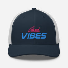 Load image into Gallery viewer, 'Good Vibes' Trucker Cap