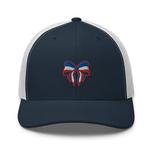 Load image into Gallery viewer, 'Red, White, & Blue Bow' Trucker Cap