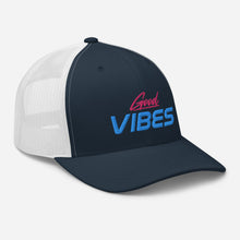 Load image into Gallery viewer, 'Good Vibes' Trucker Cap
