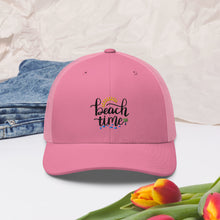 Load image into Gallery viewer, 'Beach Time' Trucker Cap