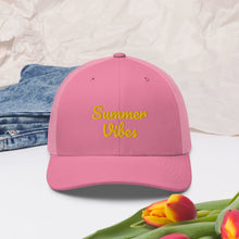 Load image into Gallery viewer, 'Summer Vibes' Unisex Trucker Cap
