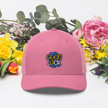 Load image into Gallery viewer, 'Good Luck' Trucker Cap