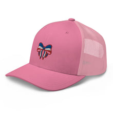 Load image into Gallery viewer, 'Red, White, & Blue Bow' Trucker Cap