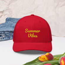 Load image into Gallery viewer, 'Summer Vibes' Unisex Trucker Cap