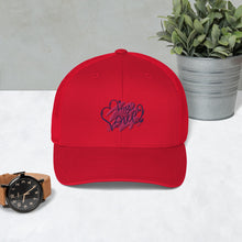 Load image into Gallery viewer, ‘My Love’ Pink & Purple Heart Trucker Cap