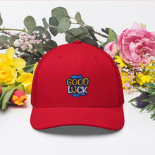 Load image into Gallery viewer, 'Good Luck' Trucker Cap