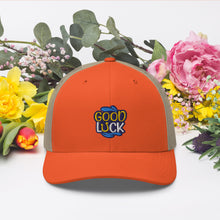 Load image into Gallery viewer, 'Good Luck' Trucker Cap