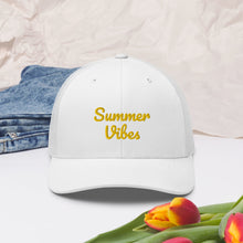 Load image into Gallery viewer, 'Summer Vibes' Unisex Trucker Cap