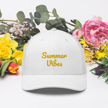 Load image into Gallery viewer, 'Summer Vibes' Unisex Trucker Cap
